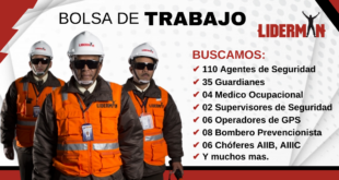 LIDERMAN OFRECE NUEVOS TRABAJOS