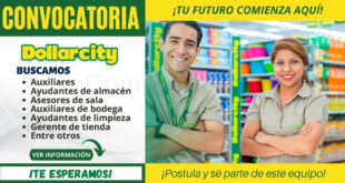 DOLLARCITY OFRECE NUEVOS TRABAJOS