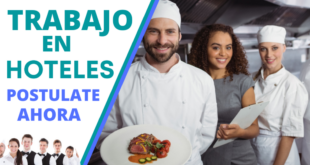 INDUSTRIA HOTELERA / SE NESECITA 85 PERSONAS / POSTULA YA