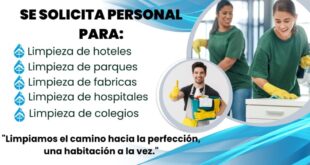CONVOCATORIA 2024 ¿ERES HABIL PARA LA LIMPIEZA? LLEGO TU MOMENTO